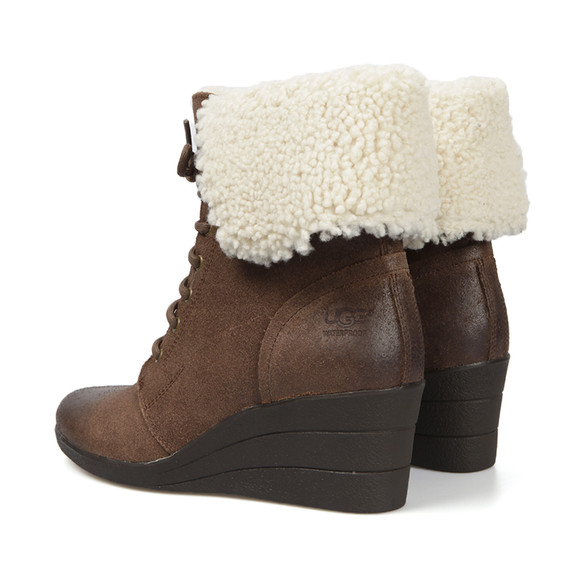 ugg zea wedge ankle boots brown ugg zea wedge ankle boots brown