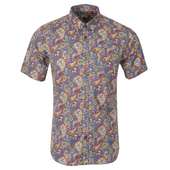 Pretty Green Short Sleeve Paisley Shirt Masdings