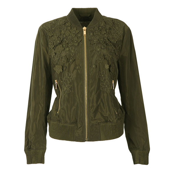 Michael Kors Light Weight Embroidered Bomber Jacket Masdings
