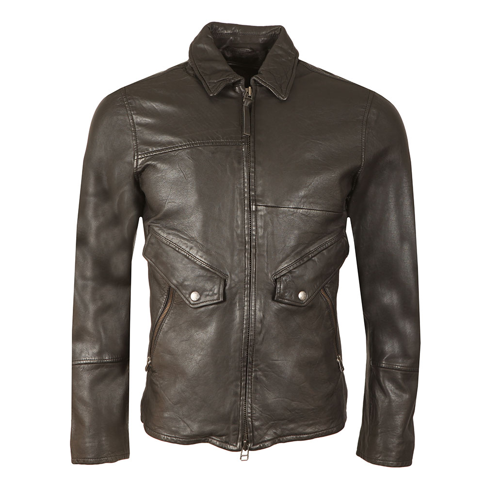 Pretty Green Jennets Leather Jacket