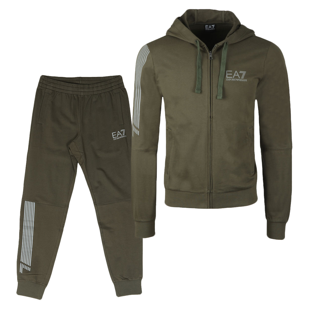 ea7 green tracksuit