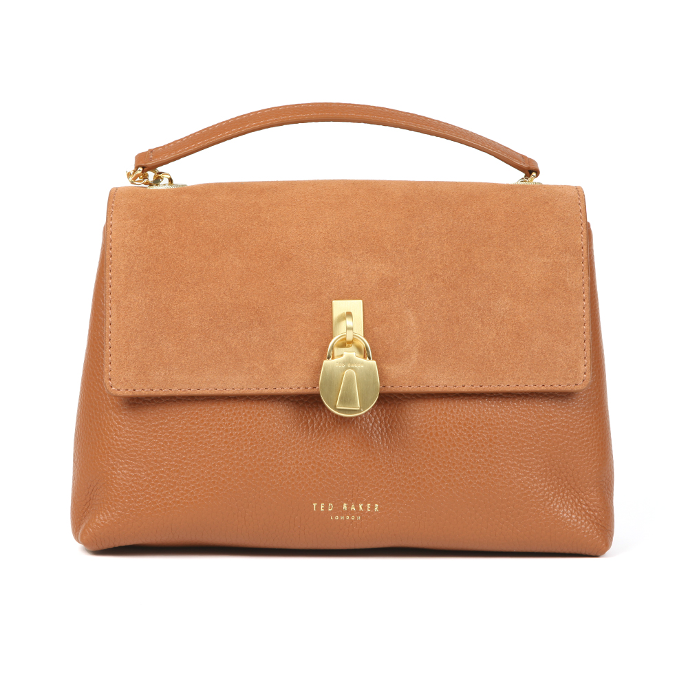 Helena Suede Padlock Xbody Bag