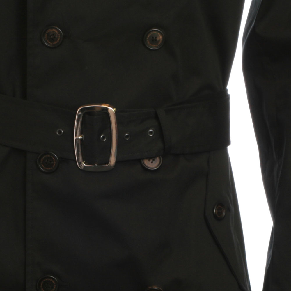 Pretty Green Cartwright Printed Parka In Blue For Men Lyst Pretty Green Chadwick Duffle Coat