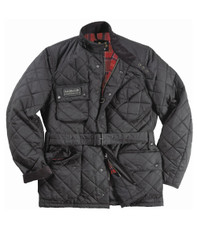 Barbour Black Quilted International Jacket