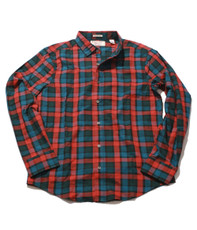 Penguin Red Pepper LS Woven Bold Check Shirt