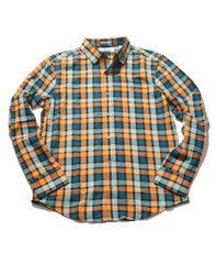 Penguin Dark Cheddar LS Woven Bold Check Shirt