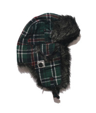 Humor Hut Green/Navy Check Hat