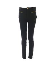 Ichi Black Jani Zip Pocket Trouser