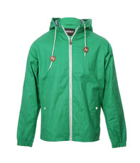 Farah Green Short Zip CF Coat