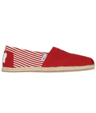 Toms Classic Stripe Rope Slip On 