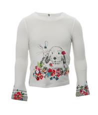 Catimini CA10023 Rabbit Print Tee