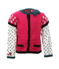 Catimini CA18133 Plain Bow Cardigan 