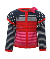 Catimini CA18043 Stripe Bow Cardigan