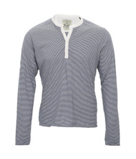 Scotch & Soda Curved Bottom LS Grandad Tee