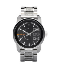 Diesel Silver DZ1370 Large Round Metal Strap Watch
