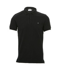 J Lindeberg Black Rubi plain polo