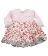Catimini CA30001 Stripe & Flower Dress
