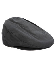Barbour Navy Wax Flat Cap