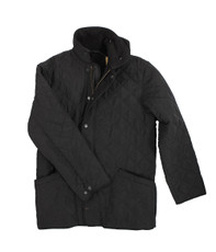 Barbour Black Microfibre Polarquilt.
