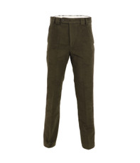 Barbour Traditional Fit Olive Moleskin