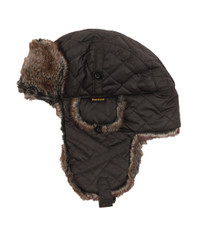 Barbour Quilted Nylon Fur Hunter Hat