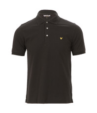 Lyle & Scott Plain Black Polo