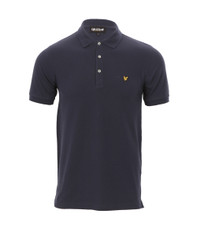 Lyle & Scott Navy Plain Polo