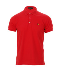 Lyle & Scott Plain Red Polo