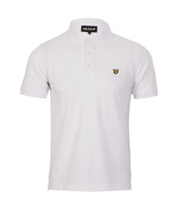 Lyle & Scott Plain White Polo
